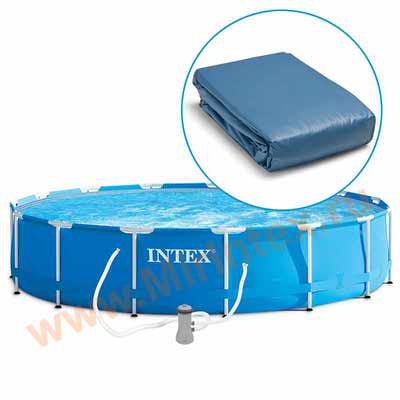 INTEX Чаша для каркасных бассейнов Metal Frame 732х132см