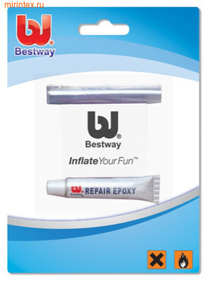 Bestway Ремкомплект (Виниловый клей+заплатка ПВХ)